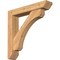 Ekena Millwork Legacy Slat Smooth Bracket w/ Offset Brace, Western Red Cedar, 5 1/2"W x 28"D x 28"H BKT0604X28X28LEC06SWR - alternate 1
